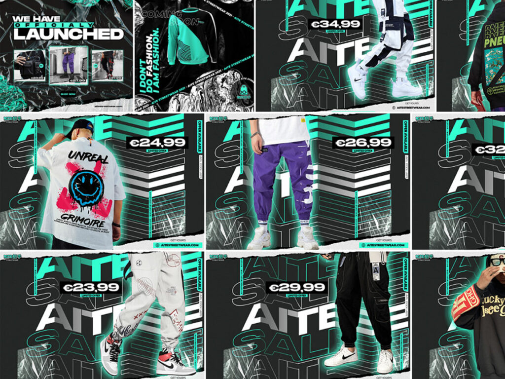 Aite Streetwear - Social Media Design